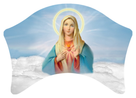 Crucifix Clouds White